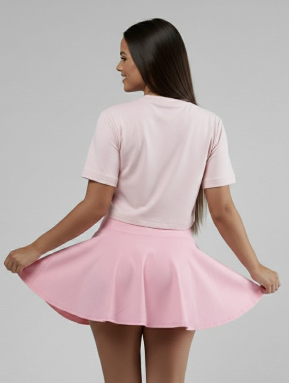 Falda deportiva - rosa