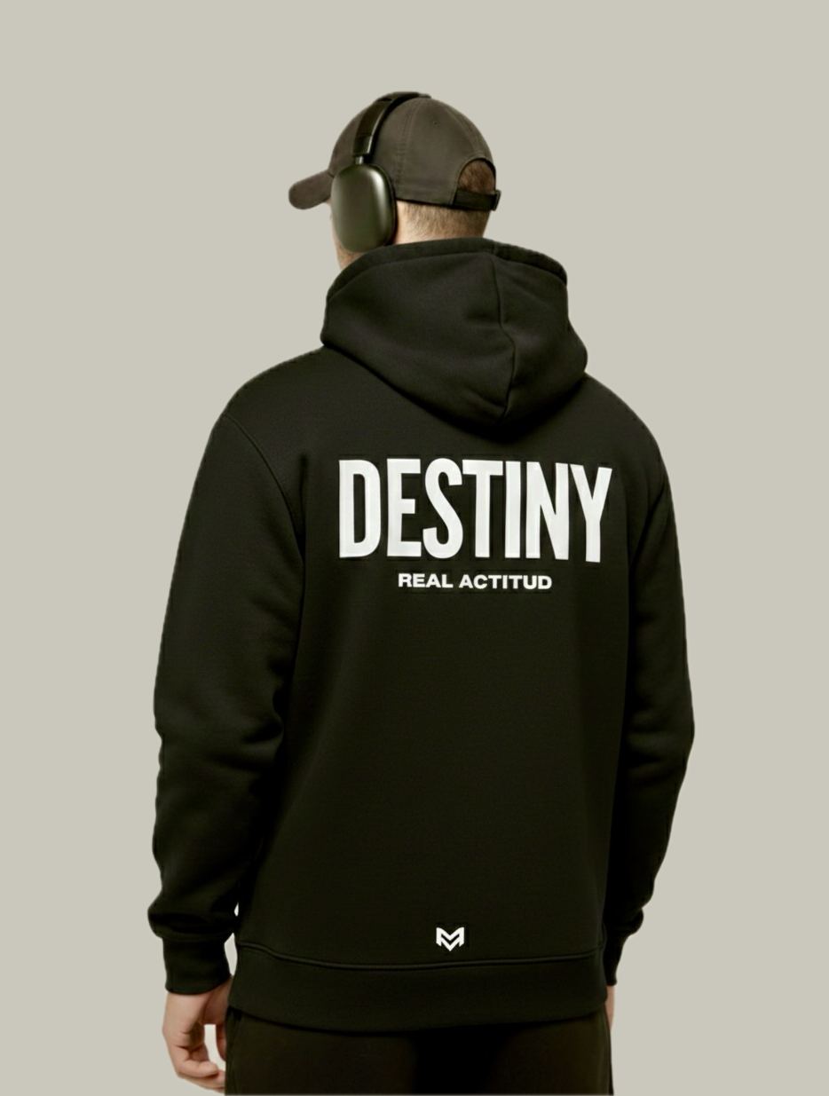 Hoodie Destiny - Negro