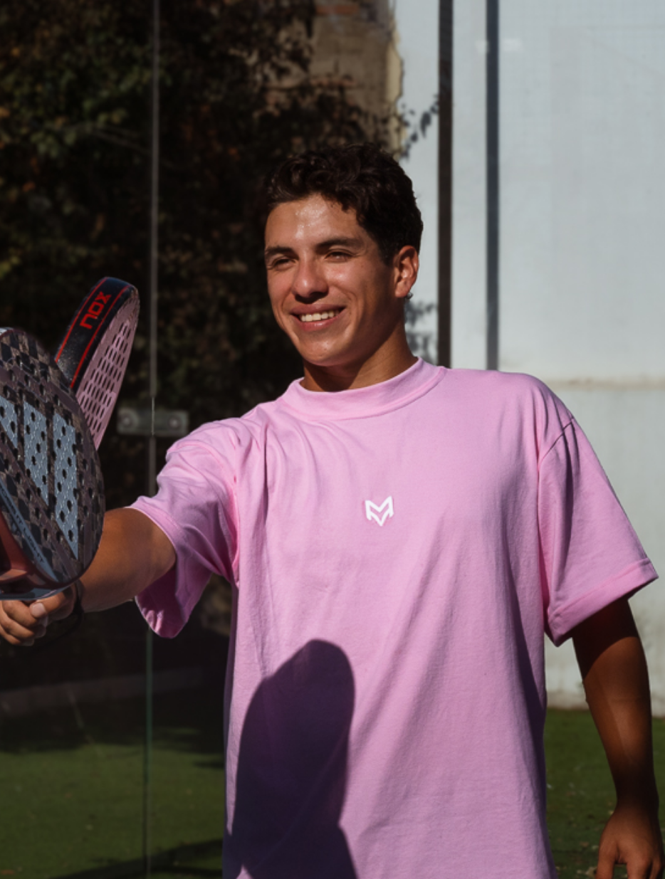 Polera Oversize - Rosa