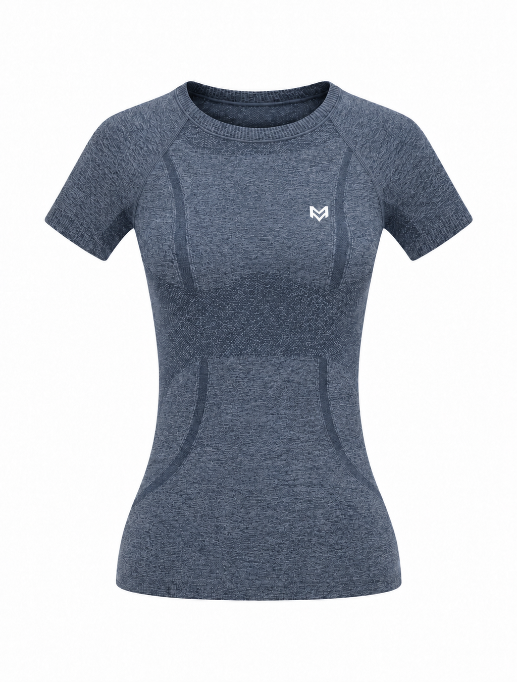 Camiseta Deportiva Mujer — Azul Cáñamo — producto/01-frente.png