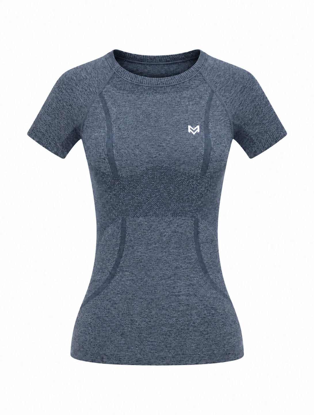 Camiseta Deportiva Mujer — Azul Cáñamo — producto/01-frente.png