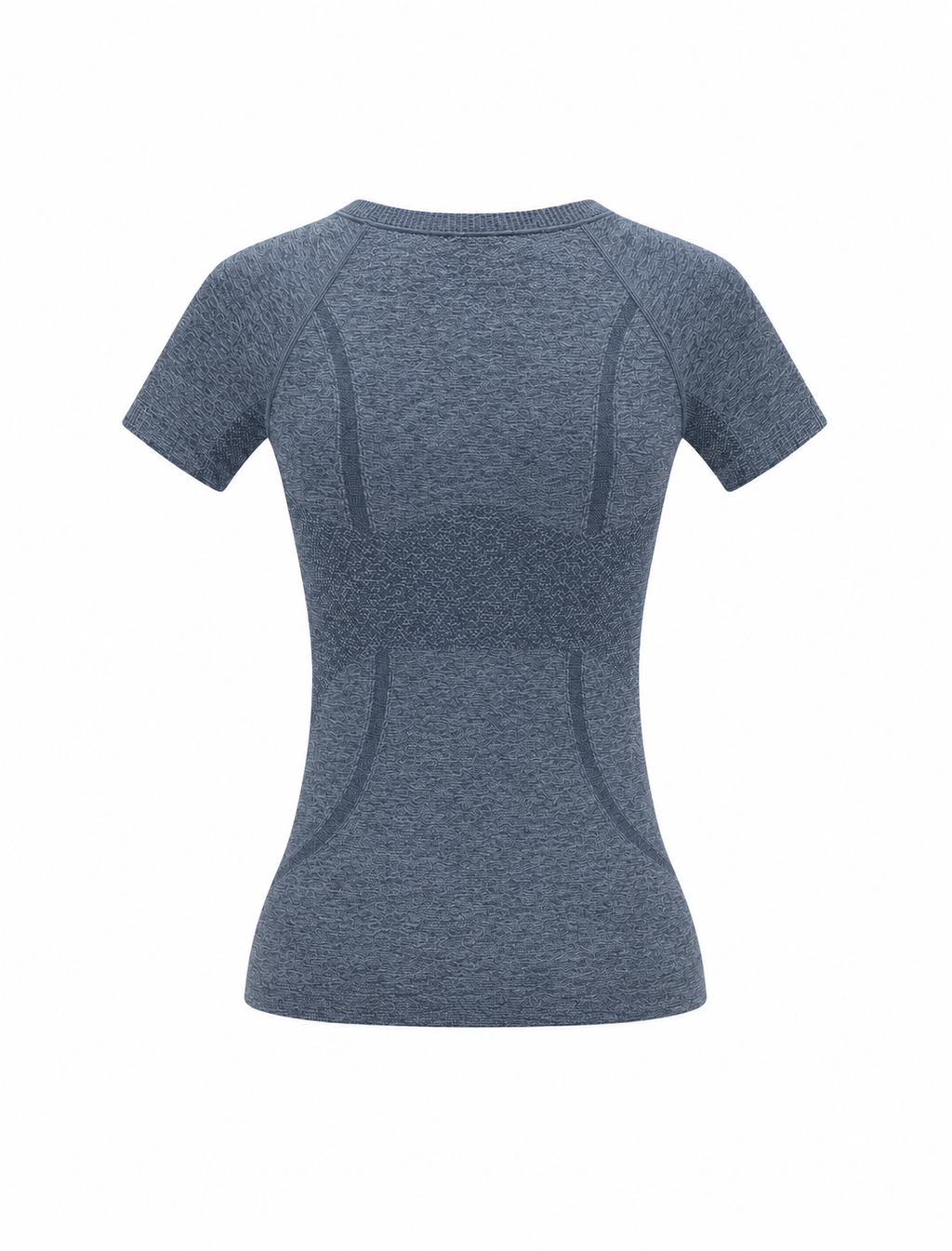 Camiseta Deportiva Mujer — Azul Cáñamo — producto/02-espalda.png