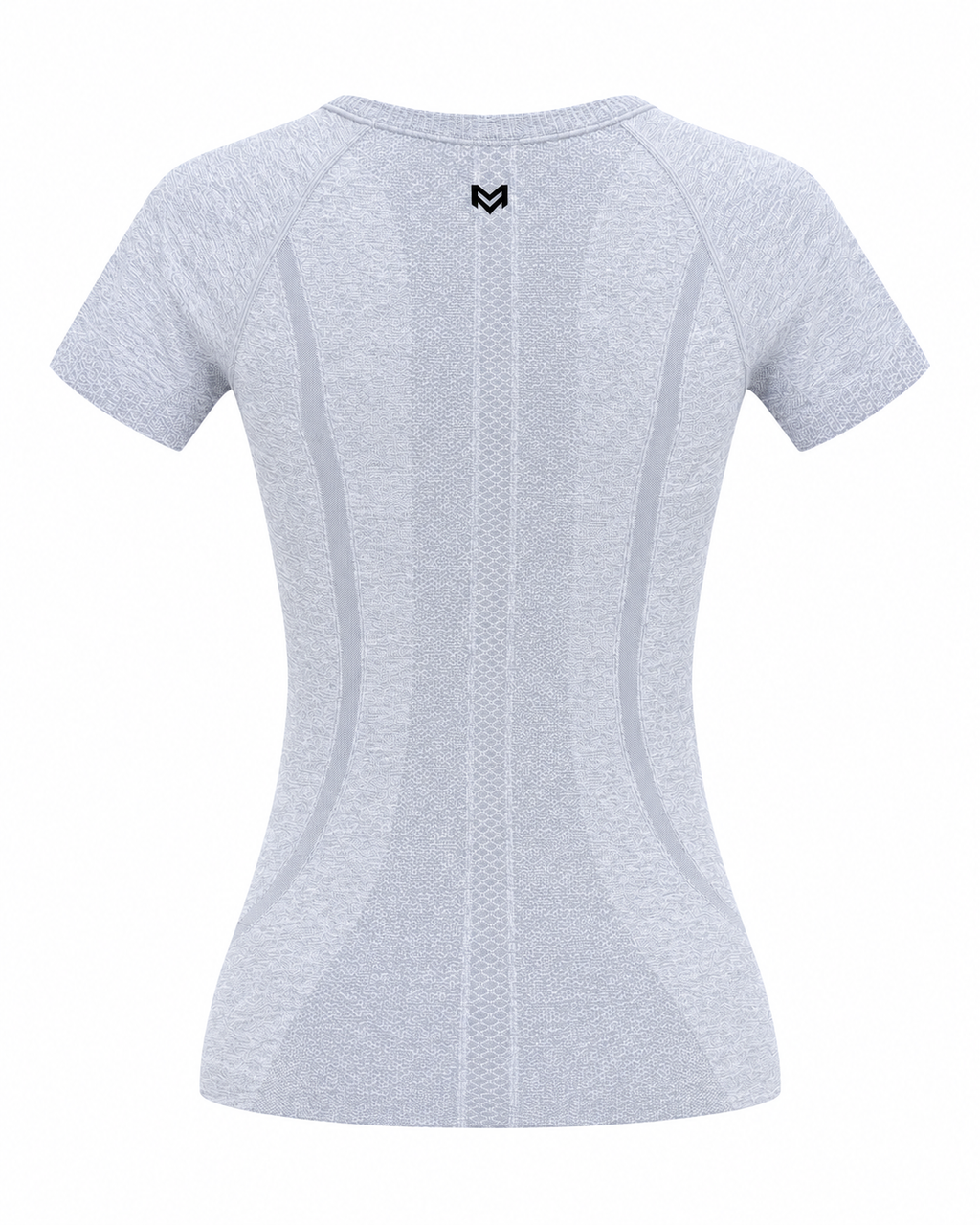 Camiseta Deportiva Mujer — Gris Cáñamo — producto/02-espalda.png