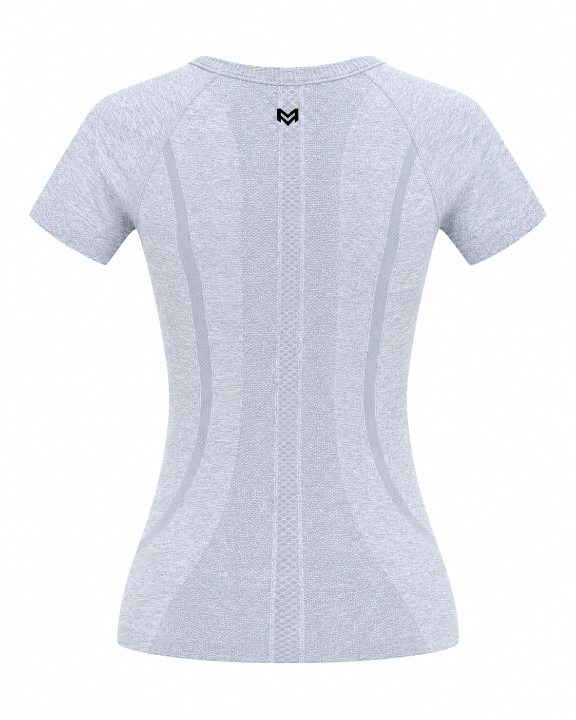 Camiseta Deportiva Mujer — Gris Cáñamo — producto/02-espalda.png