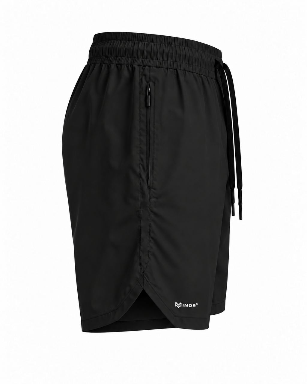 Short deportivo hombre negro — Lateral