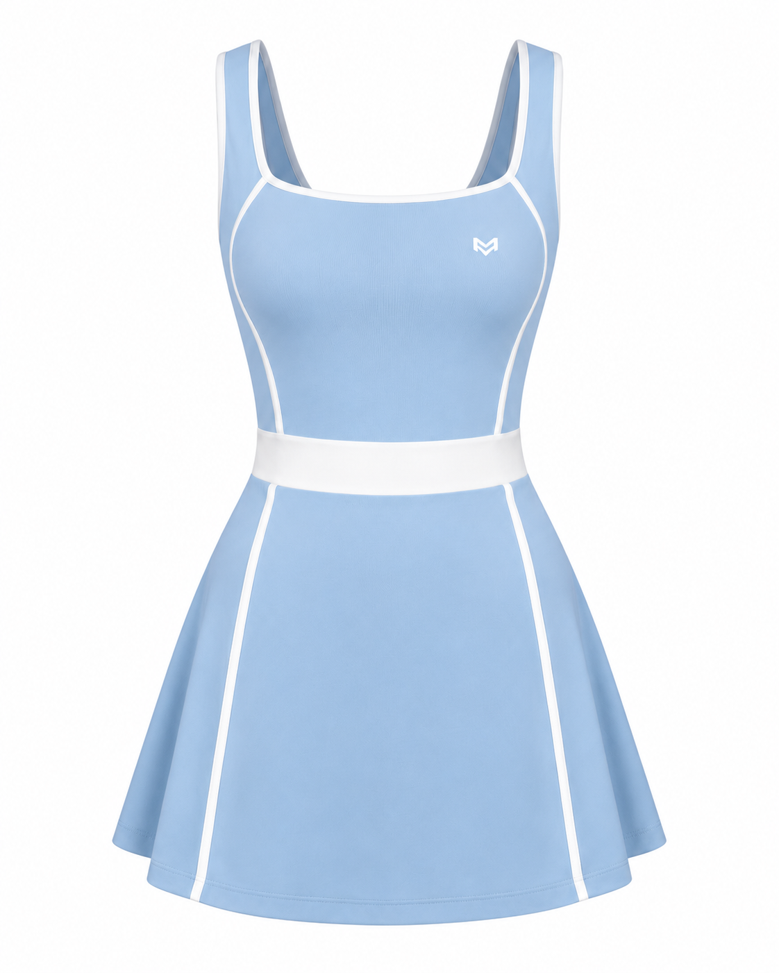 Vestido Pádel — Celeste — frente