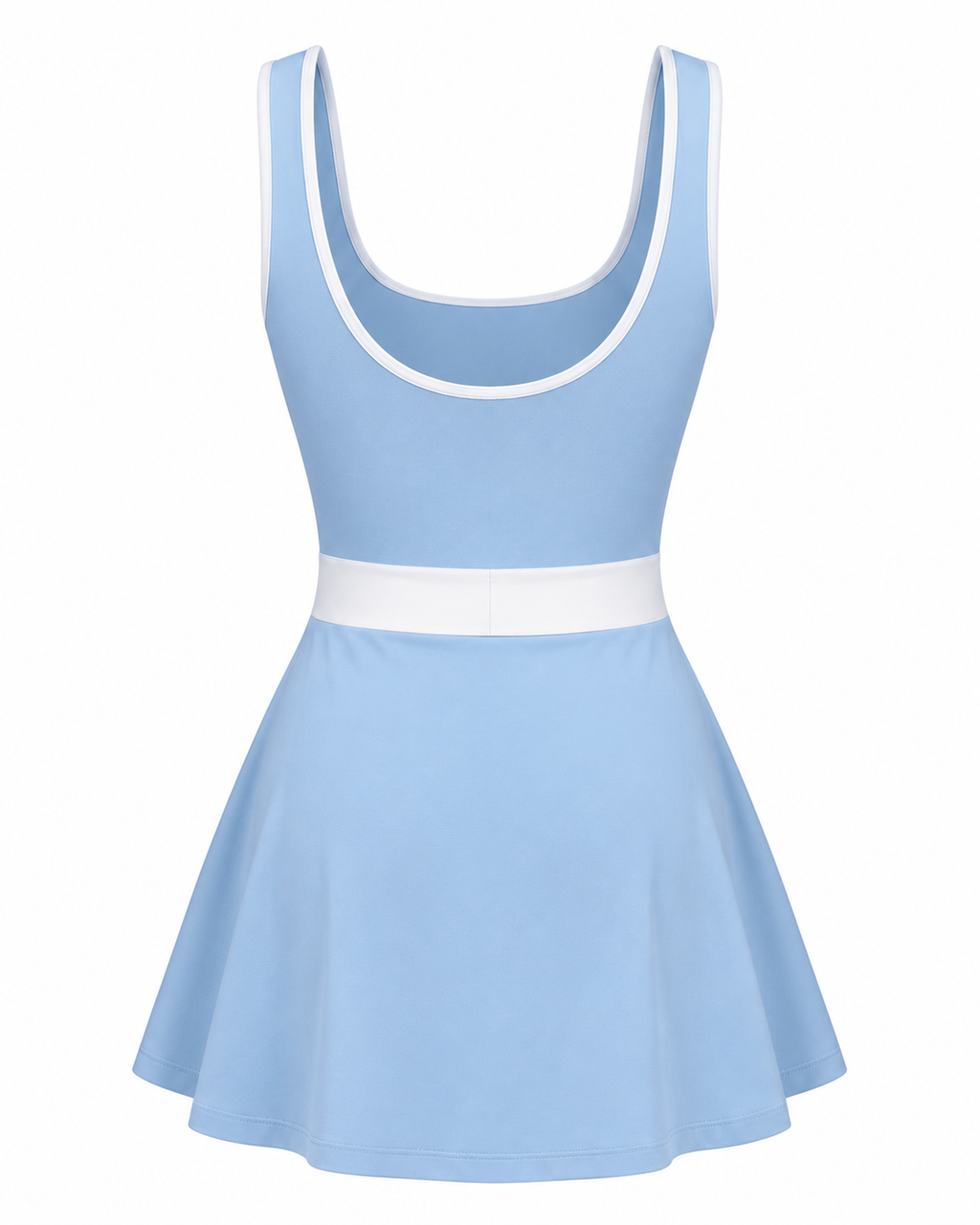 Vestido Pádel — Celeste — espalda