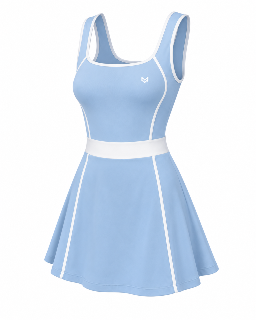 Vestido Pádel — Celeste — tres cuartos