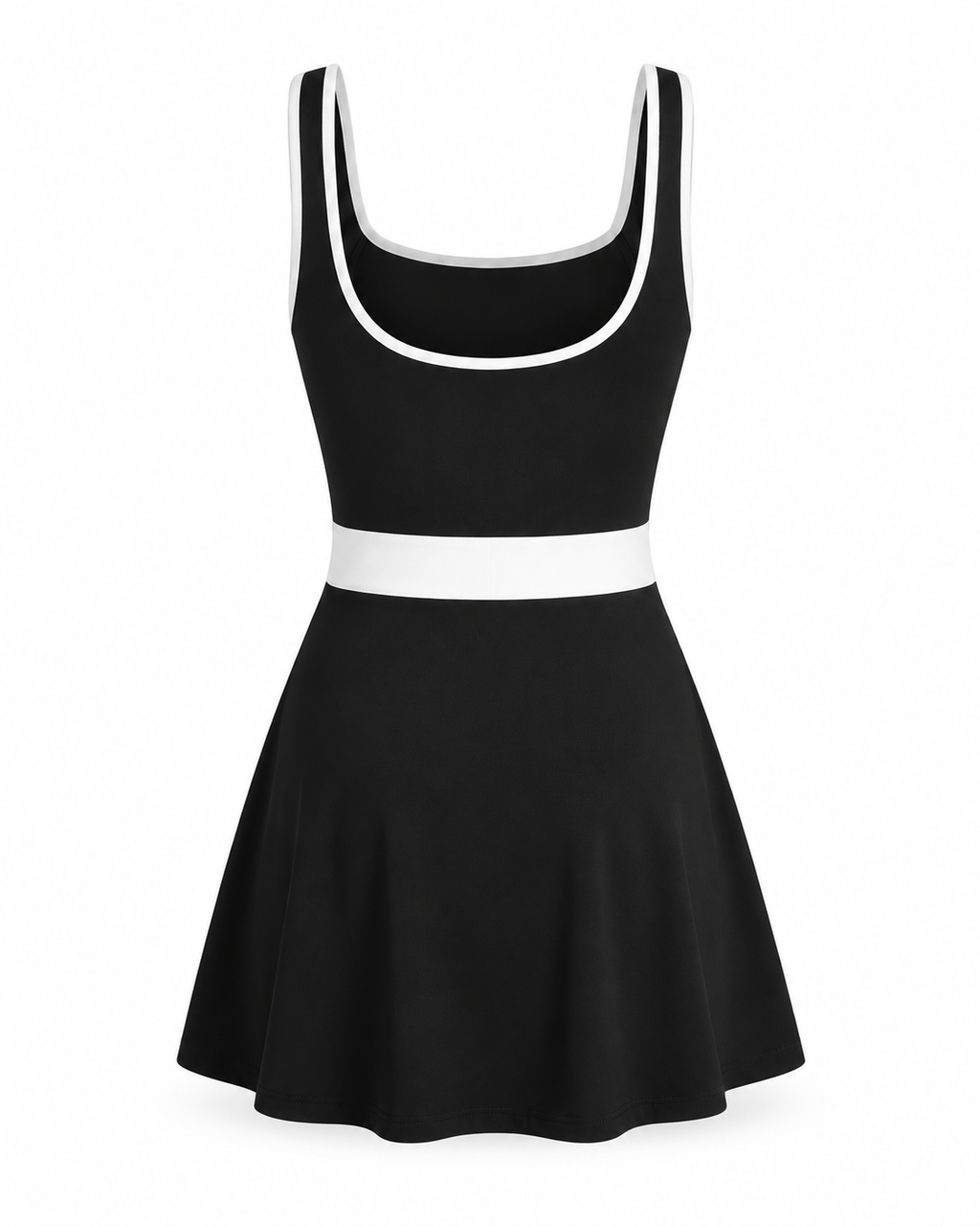 Vestido Pádel — Negro — espalda